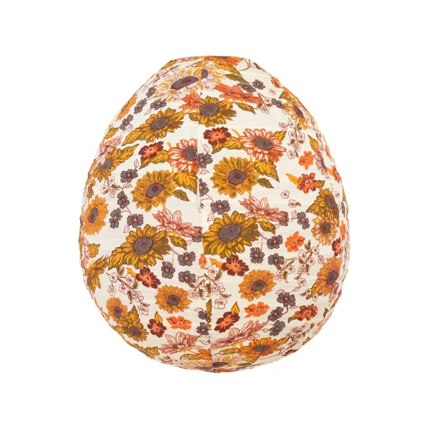 Lampion tissu boule japonaise oeuf Bohémia