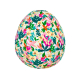 Lampion tissu boule japonaise oeuf Botanika - Bibop et Lula