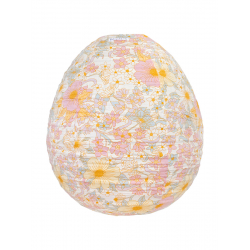 Lampion tissu boule japonaise oeuf Garance - Bibop et Lula