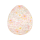 Lampion tissu boule japonaise oeuf Garance - Bibop et Lula
