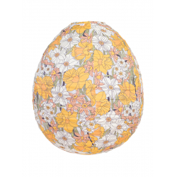 Lampion tissu boule japonaise oeuf Mimosa - Bibop et Lula