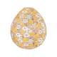 Lampion tissu boule japonaise oeuf Mimosa - Bibop et Lula