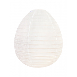 Lampion tissu boule japonaise oeuf Neige - Bibop et Lula