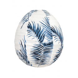 Lampion tissu boule japonaise oeuf Palmora - Bibop et Lula