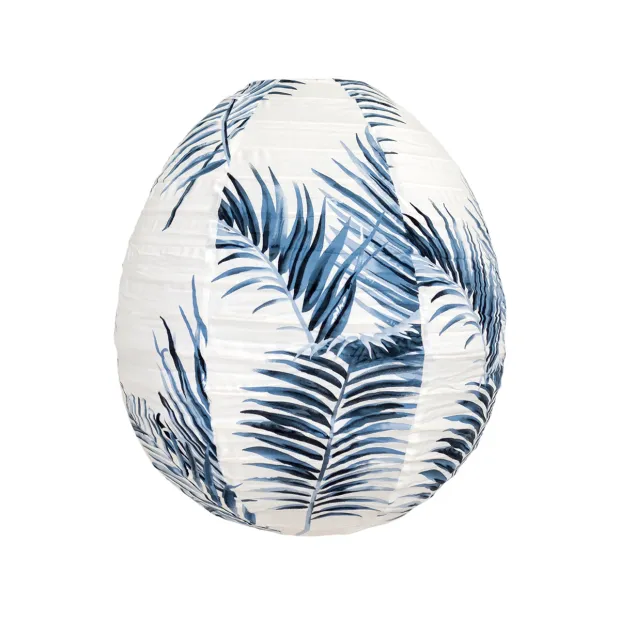 Lampion tissu boule japonaise oeuf Palmora