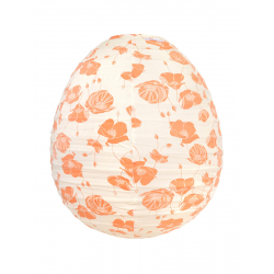 Lampion tissu boule japonaise oeuf Pavolia - Bibop et Lula