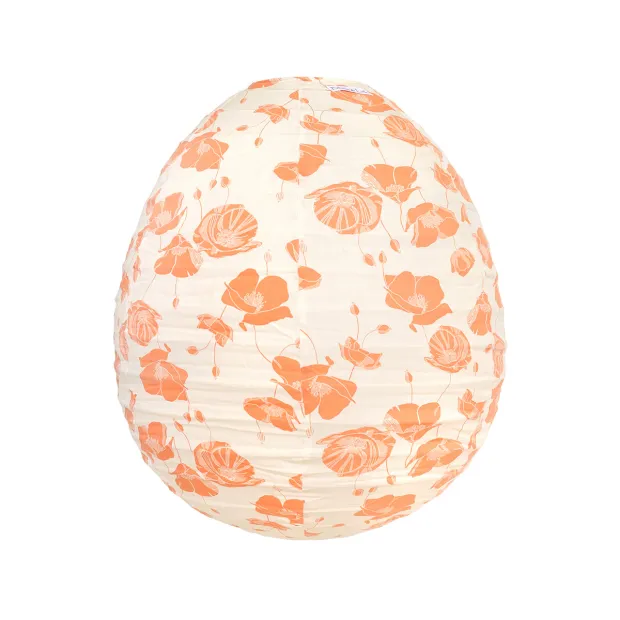 Lampion tissu boule japonaise oeuf Pavolia