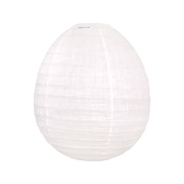 Lampion tissu boule japonaise oeuf Lin