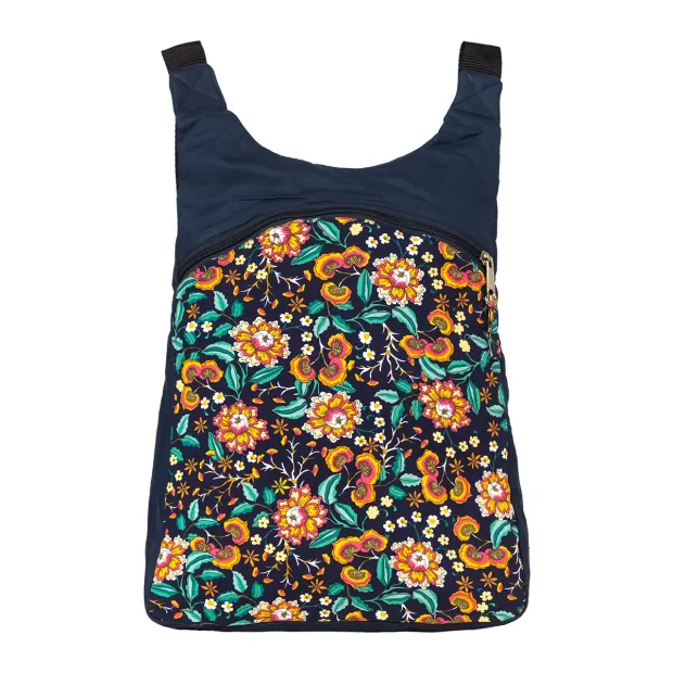 Sac à dos coton Indigo Bloom