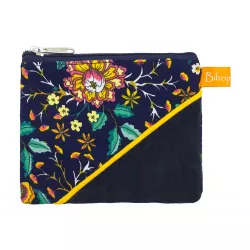 Petit porte-monnaie Indigo Bloom - Bibop et Lula