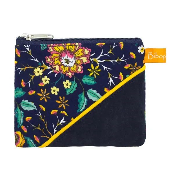 Petit porte-monnaie Indigo Bloom