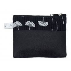Petit porte-monnaie Simili Biloba - Bibop et Lula