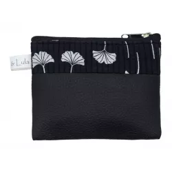 Petit porte-monnaie Simili Biloba - Bibop et Lula