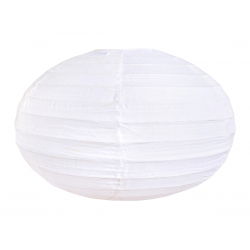 Lampion tissu boule japonaise ovale Aube - Bibop et Lula
