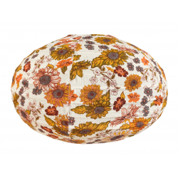 Lampion tissu boule japonaise ovale Bohémia - Bibop et Lula