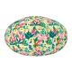 Lampion tissu boule japonaise ovale Botanika - Bibop et Lula