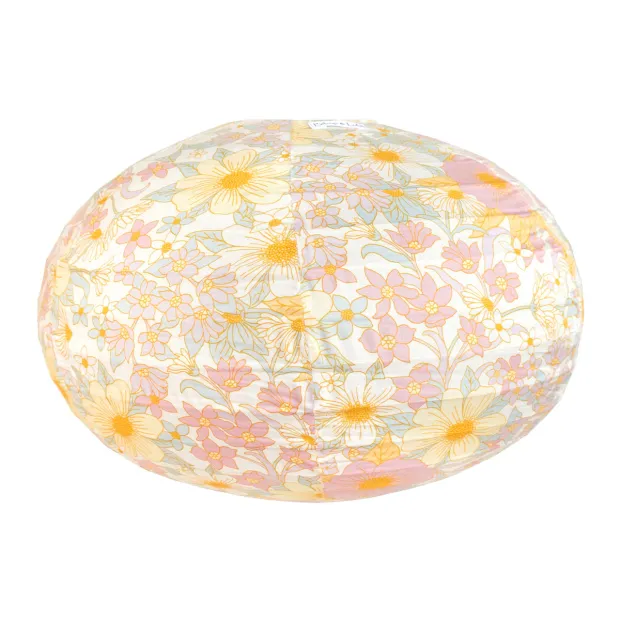 Lampion tissu boule japonaise ovale Garance