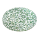 Lampion tissu boule japonaise ovale Kalamkari - Bibop et Lula