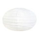 Lampion tissu boule japonaise ovale Linen - Bibop et Lula