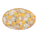Lampion tissu boule japonaise ovale Mimosa - Bibop et Lula