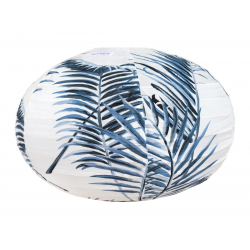 Lampion tissu boule japonaise ovale Palmora - Bibop et Lula