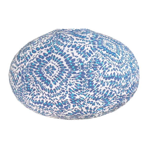 Lampion tissu boule japonaise ovale Capri