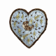 Broche Coeur Bleu - Bibop et Lula