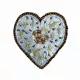 Broche Coeur Bleu - Bibop et Lula