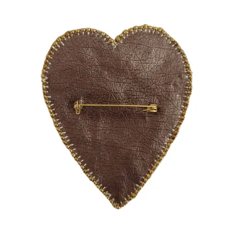 Broche Coeur Bleu