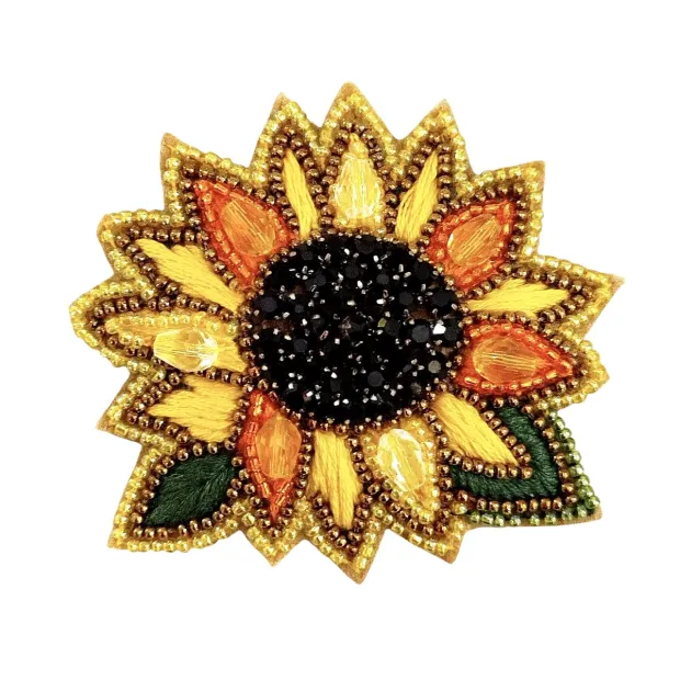 Broche Tournesol
