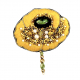 Broche Coquelicot Jaune - Bibop et Lula