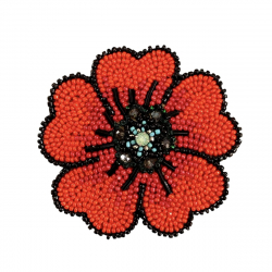 Broche Coquelicot - Bibop et Lula