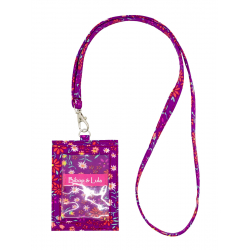 Porte badge tour de cou transparent Isha - Bibop et Lula