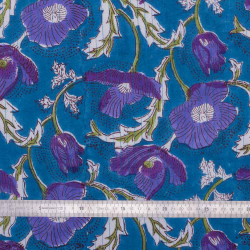 Tissu indien coton matelassé Amber - Bibop et Lula