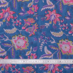 Tissu block print indien Daltia - Bibop et Lula