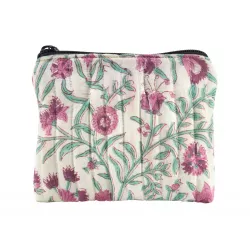 Petite pochette plate matelassée Manali - Bibop et Lula
