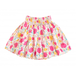 Jupe qui tourne coton Rose - Bibop et Lula