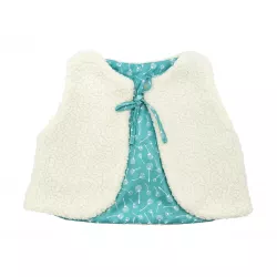 Gilet moumoute réversible bébé Gingko - Bibop et Lula