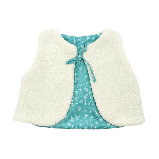 Gilet moumoute réversible bébé Gingko