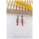 Boucles d'oreilles Sardines rouges - Bibop et Lula