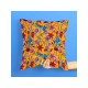 Velours ferme Pivoines et Perruches azur - Bibop et Lula