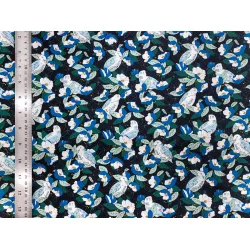 Tissu coton Mésange - Bibop et Lula