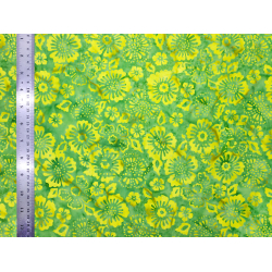 Coton Batik Citronnelle - Bibop et Lula