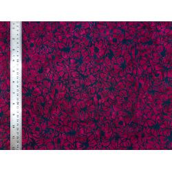 Coton Batik Capucine magenta - Bibop et Lula