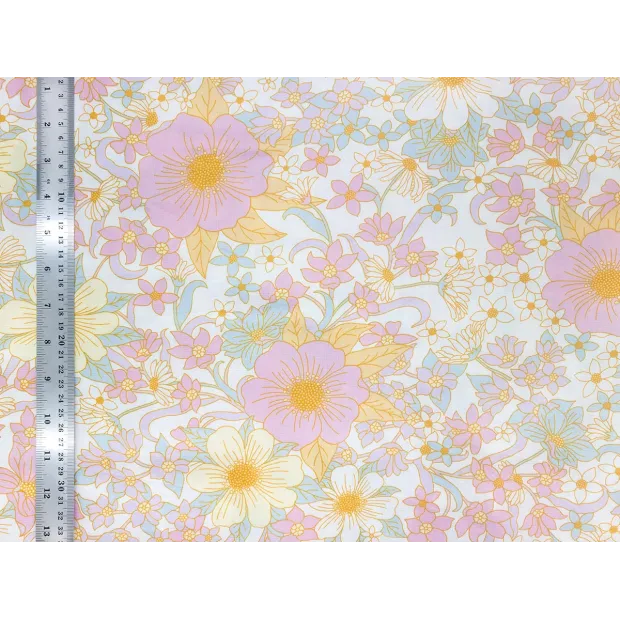 Tissu viscose Garance
