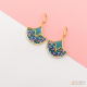 ASSIA boucles d'oreilles "PAINT BLEU" - Bibop et Lula
