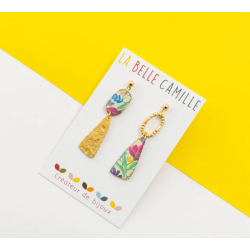 GAIA boucles d'oreilles "Folk" - Bibop et Lula