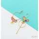 GRETA boucles d'oreilles "FLOWER JAUNE" - Bibop et Lula
