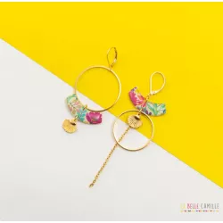 GRETA boucles d'oreilles "FOLK" - Bibop et Lula