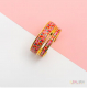 Manchette, bracelet "PAINT CERISE" - Bibop et Lula